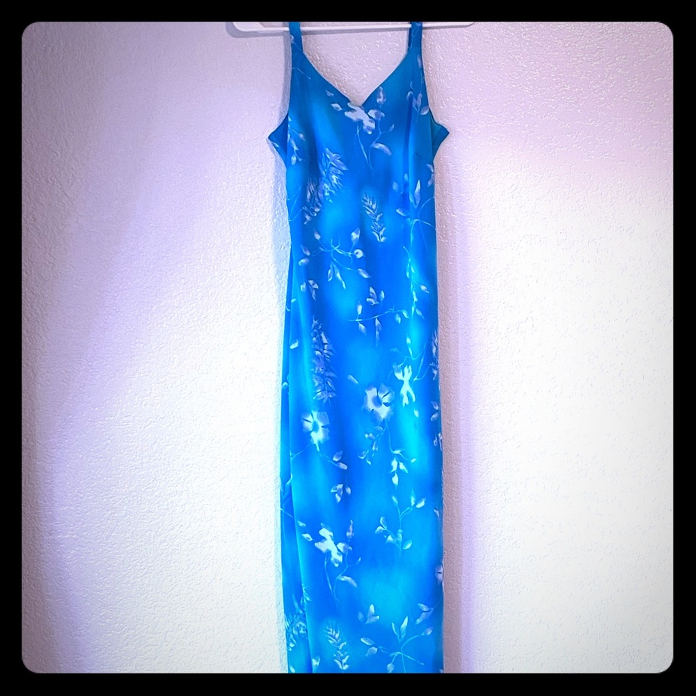 Blue Hawaiian Dress. #010